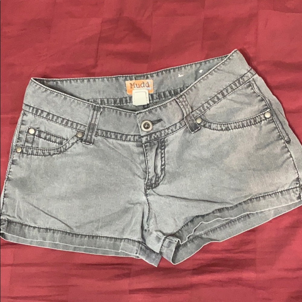 Grey Mudd Shorts